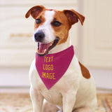 Custom Pink Gold Pet Scarf