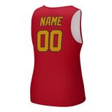 Custom Red Yellow Men's Tank Top