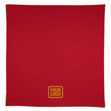 Custom Red Brown Square Table Cloth