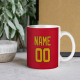Custom Red Yellow Mug
