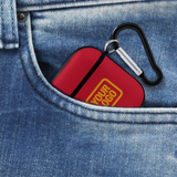 Custom Red Yellow AirPods Case
