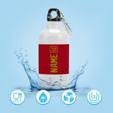 Custom Red Yellow Sports Bottle