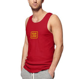 Custom Red Yellow Men's Tank Top