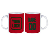 Custom Red Green Mug