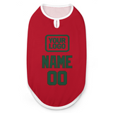 Custom Red Green Pet Vest
