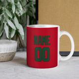 Custom Red Green Mug