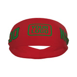 Custom Red Emerald Green Sports headband