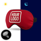 Custom Red Cream Sleep Mask
