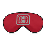 Custom Red Gray Sleep Mask