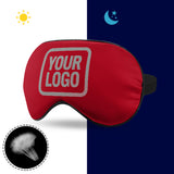 Custom Red Gray Sleep Mask