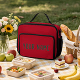 Custom Red Green Lunch Bag