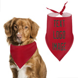 Custom Red Green Pet Scarf