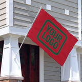 Custom Red Green Flag