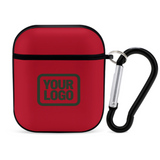 Custom Red Dark Green AirPods Case