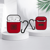 Custom Red Dark Green AirPods Case