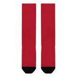 Custom Red Red Knee-High Sock