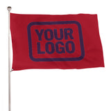 Custom Red Purple Flag