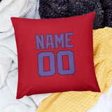 Custom Red Light Purple Pillowcase