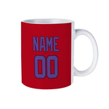 Custom Red Light Purple Mug