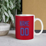 Custom Red Light Purple Mug