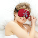 Custom Red Light Blue Sleep Mask