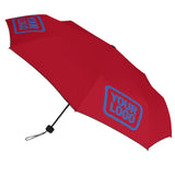 Custom Red Sky Blue Automatic Umbrella