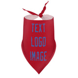Custom Red Sky Blue Pet Scarf