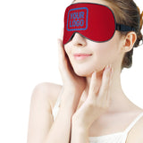 Custom Red Sky Blue Sleep Mask