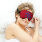 Custom Red Sky Blue Sleep Mask