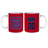 Custom Red Navy Mug