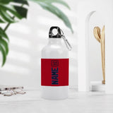 Custom Red Navy Sports Bottle
