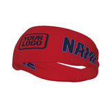 Custom Red Navy Sports headband