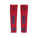 Custom Red Navy Arm Sleeve