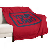 Custom Red Blue Blanket