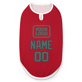 Custom Red Blue Green Pet Vest