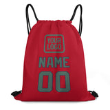 Custom Red Blue Green Drawstring Bag