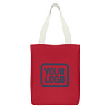 Custom Red Blue Green Canvas Tote Bag