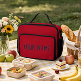 Custom Red Navy Lunch Bag