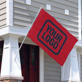 Custom Red Navy Flag