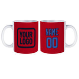 Custom Red Sky Blue Mug