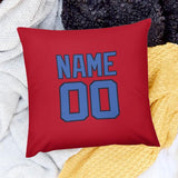 Custom Red Sky Blue Pillowcase