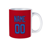 Custom Red Sky Blue Mug