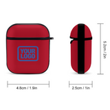 Custom Red Sky Blue AirPods Case