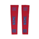 Custom Red Sky Blue Arm Sleeve