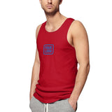 Custom Red Sky Blue Men's Tank Top