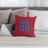 Custom Red Sky Blue Pillowcase