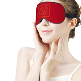Custom Red Orange Red Sleep Mask