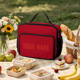 Custom Red Orange Red Lunch Bag