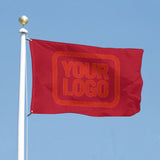 Custom Red Orange Red Flag