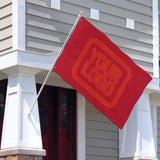 Custom Red Orange Red Flag